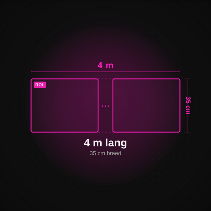 DTF gang sheet 35 cm bij 4 meter