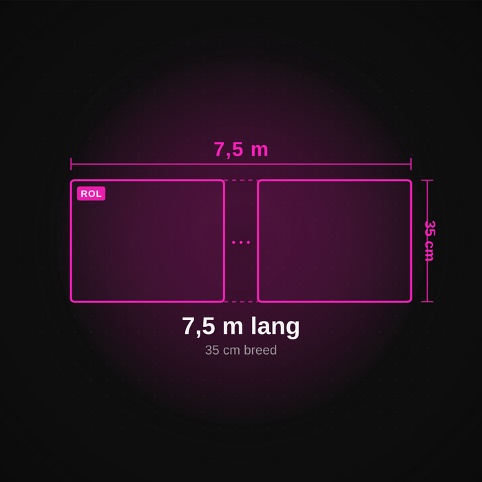 DTF gang sheet 35 cm bij 7,5 meter